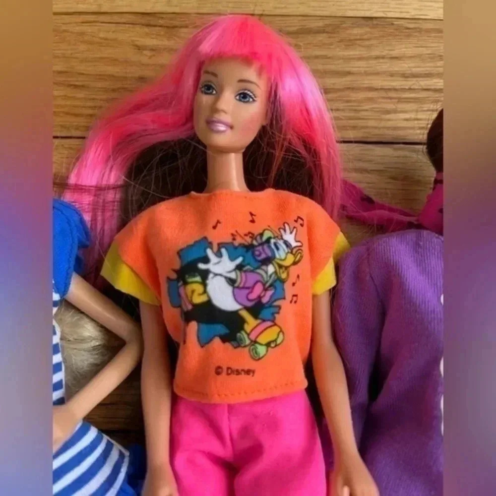 Vintage Barbie Dolls with Disney and Mickey Outfits - Picture 6 of 8